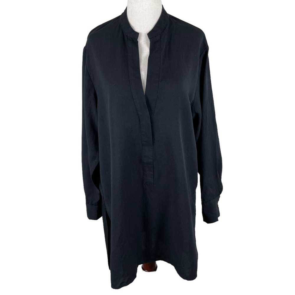 Zara Black Tunic long Sleeve Top